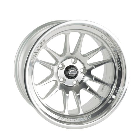 Cosmis Racing XT-206R Silver with Machined Face and Lip Wheel 18X11 5X114.3 +8MM Offset