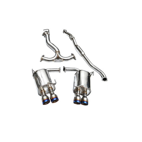 Invidia Q300 Titanium Quad Tip Catback Exhaust For 2015+ Subaru WRX/STI